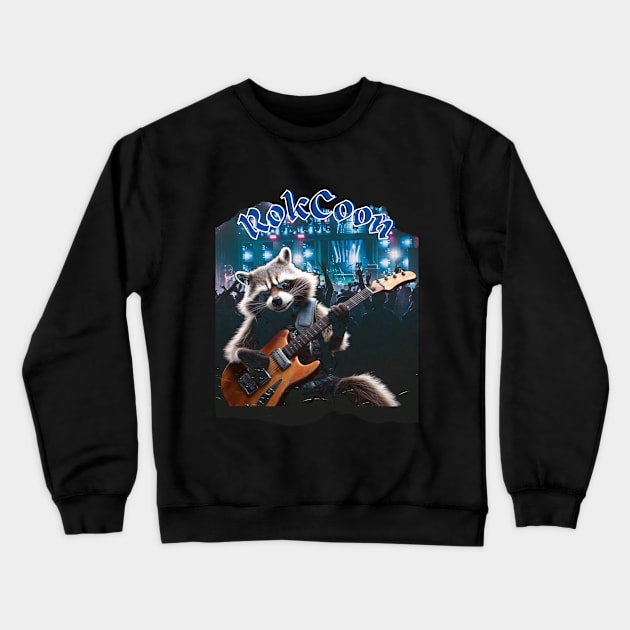 Animal Rock Crewneck Sweatshirt by MckinleyArt